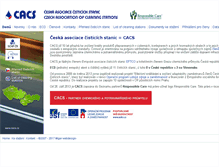 Tablet Screenshot of cacs.cz